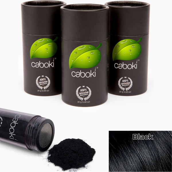 Caboki Hair Fiber, Value Pack 3 (270-Day Supply)