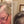 Before and after image of a woman with short straight white hair whose hair is thinning on the parting line